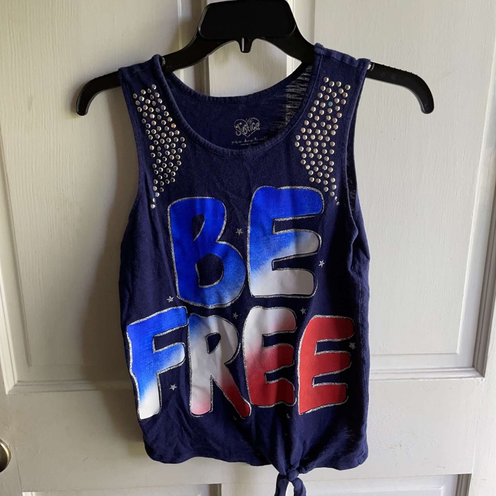 Be free justice tank top